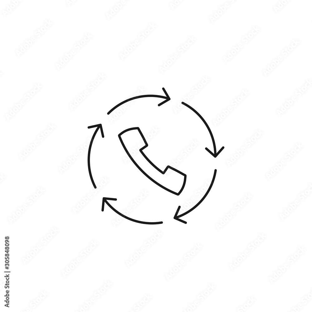 resume call - minimal line web icon. simple vector illustration. concept for infographic, website or app. resume call - minimal line web icon. simple vector illustration. concept for infographic, website or app.