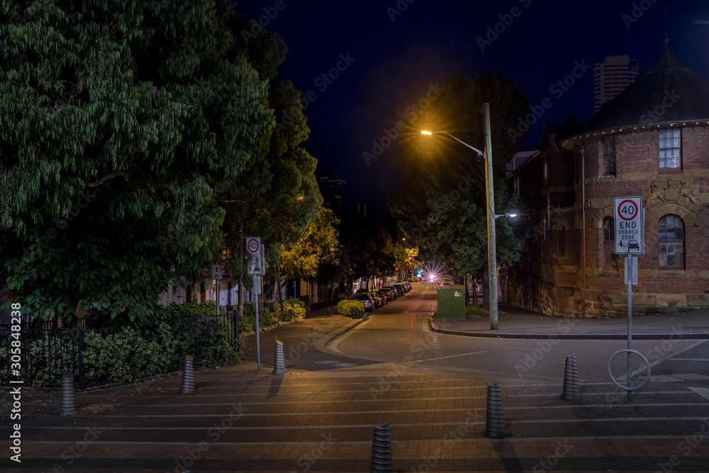 city street at night city street at night