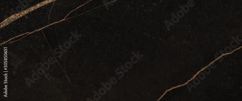 Panel kuchenny z motywem Black marble texture background with golden veins, Black marble natural pattern for background, Abstract black white and gold, Black and yellow marble for ceramic wall and floor tiles, It can be used 
