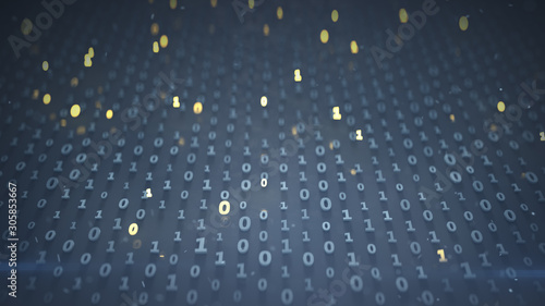 Digital matrix of binary co...