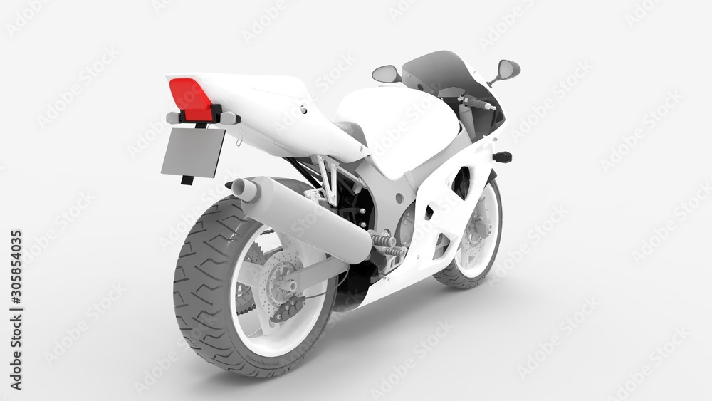 3d rendering of a super sport motorcycle isolated in studio background 3d rendering of a super sport motorcycle isolated in studio background