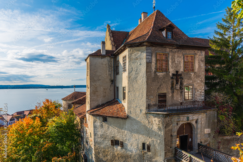 Meersburg is home to two Castles,The old Castle and The New Castle. The town is surrounded by Vineyards and comprised of two distinct areas, uptown and the lakeside lower town.