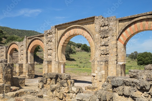 Ruins of Medina Azahara - vast  fortified Andalus palace-city built by Abd-ar-Rahman III  912   961   the first Umayyad Caliph of C  rdoba