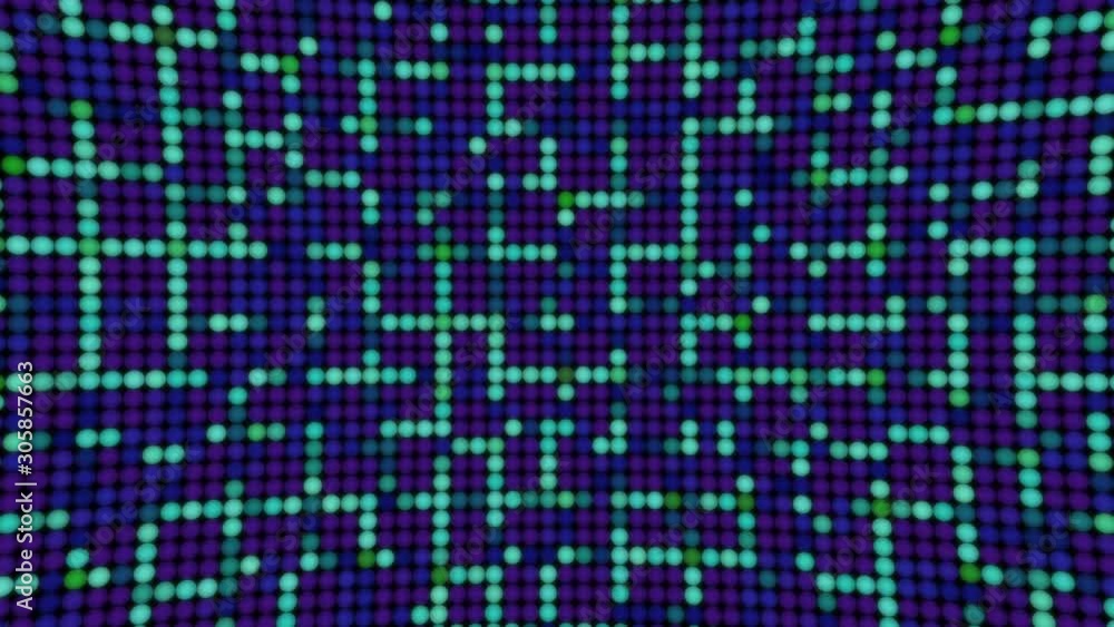 Shining blue lines bulbs balls led panel animated background Shining blue lines bulbs balls led panel animated background