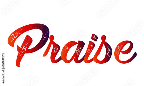Christian faith, typography for print or use as poster, card, flyer or T shirt