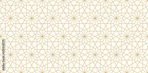 Background pattern seamless geometric abstract gold luxury color vector.