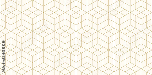 Background pattern seamless geometric abstract gold luxury color vector.