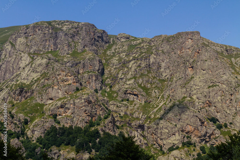 View of the highest waterfall on the Balkan Peninsula in central Balkan Nation Park.Bulgaria.