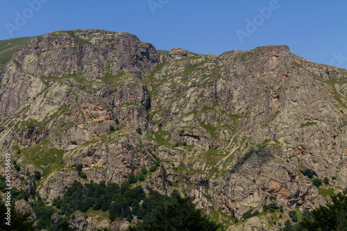 View of the highest waterfall on the Balkan Peninsula in central Balkan Nation Park.Bulgaria.