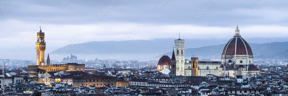 Florenz Aussicht Palazzo Vecchio Santa Maria del Fiore