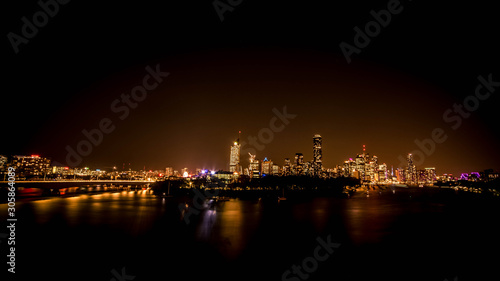 Brisbane City at night