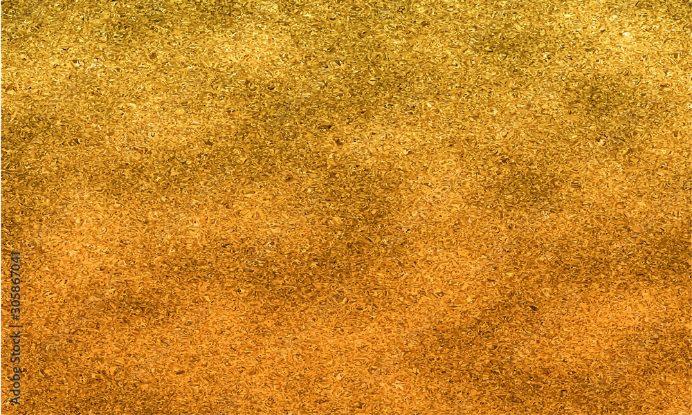 Vector Luxurious Glitter, Gold Background. Shiny Gold Texture, Pattern.  Textured Gold Foil Design. Useful for flyers, web banner, posters, pattern,  christmas background. Stock Vector | Adobe Stock