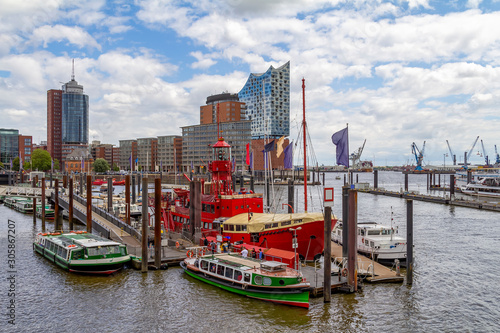 boats in Hamburg