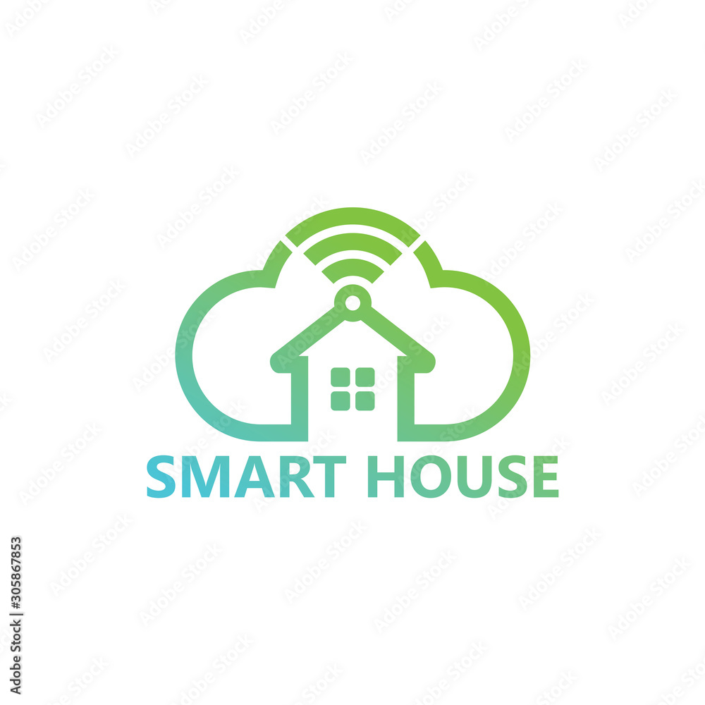 Smart House Logo Template Design Smart House Logo Template Design