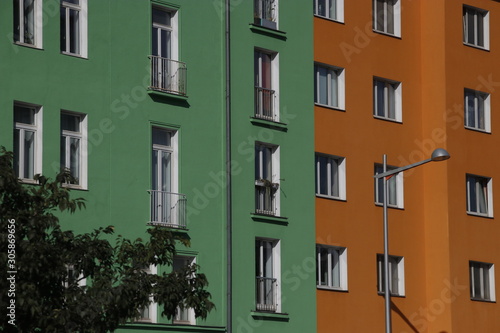 Facade of a building in Vienna