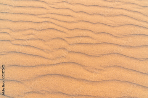 Wave of sand texture. Mui Ne,Vietnam, copy space