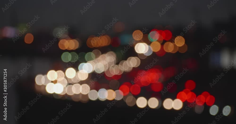 Bokeh Shallow DOF of Schuylkill Expressway traffic Bokeh Shallow DOF of Schuylkill Expressway traffic