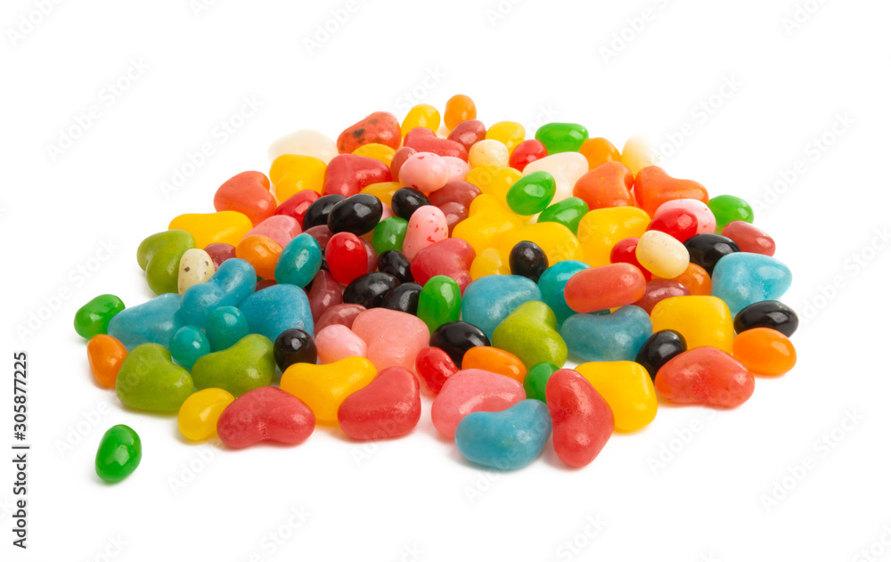 jelly beans isolated jelly beans isolated