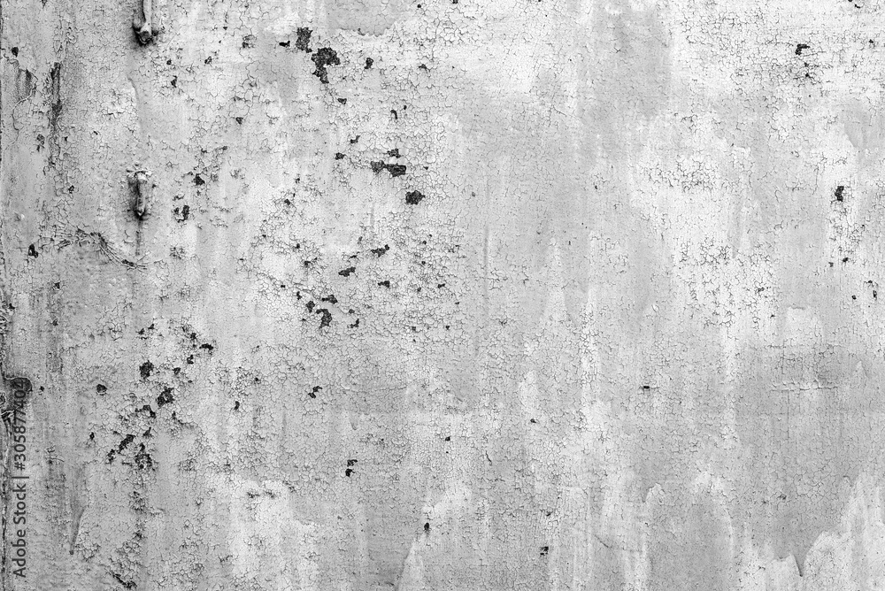 Fototapeta premium Metal texture with scratches and cracks which can be used as a background