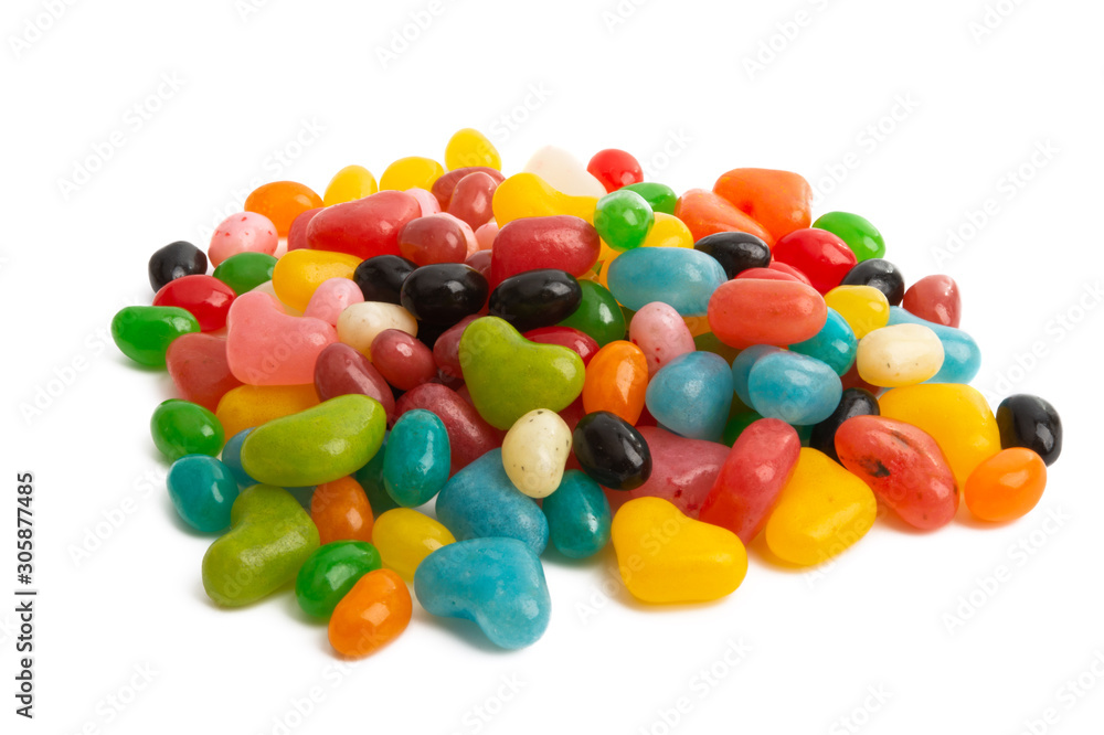 jelly beans isolated jelly beans isolated