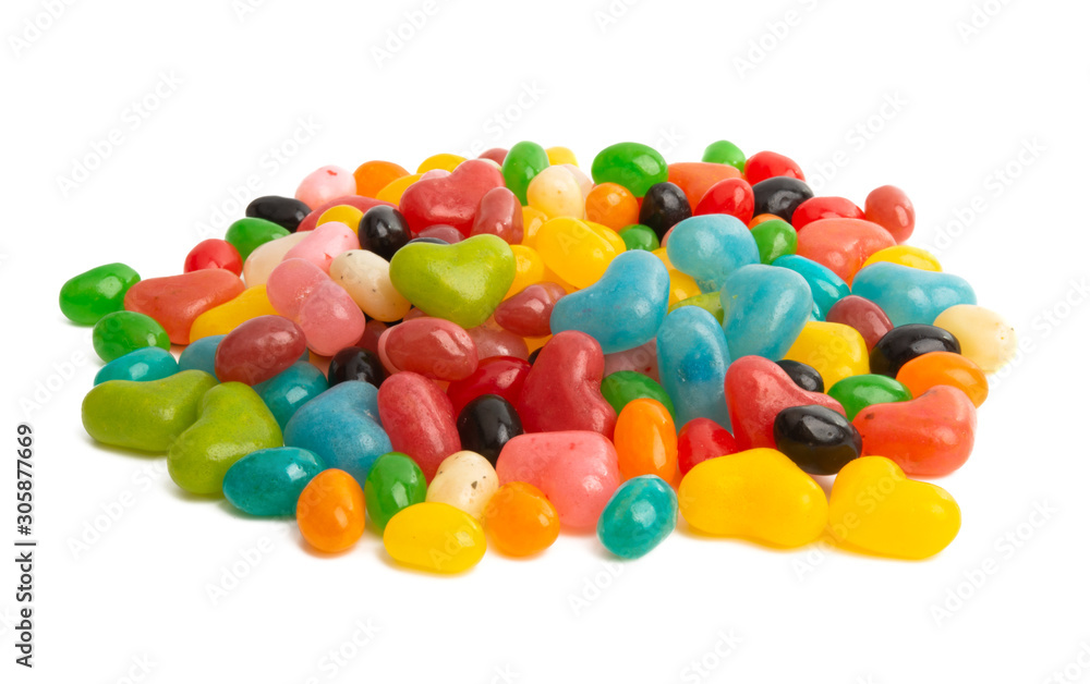 jelly beans isolated jelly beans isolated