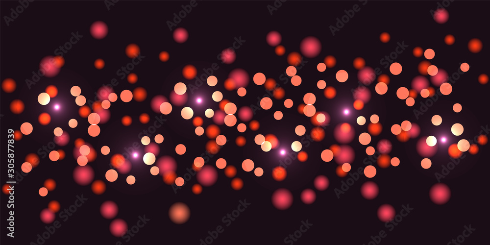 Luxury colorful glitter bokeh lights background. Abstract defocused circular. Holiday background. Magic background. Christmas granular abstract texture. Colorful confetti. Vector illustration EPS 10 Luxury colorful glitter bokeh lights background. Abstract defocused circular. Holiday background. Magic background. Christmas granular abstract texture. Colorful confetti. Vector illustration EPS 10