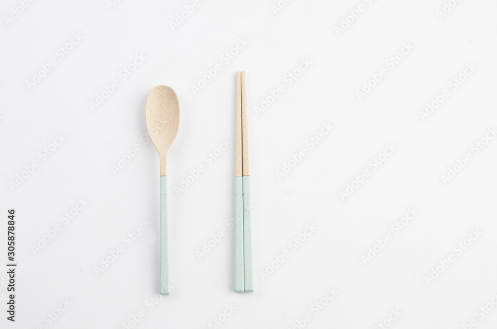 spoon and fork isolated on white background spoon and fork isolated on white background