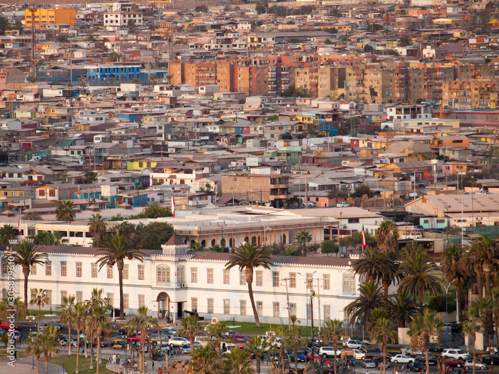 Obraz premium Vista de Iquique, Chile.