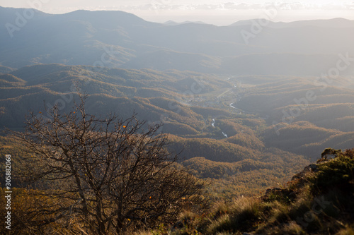 Beautiful view in the mountains. Russia