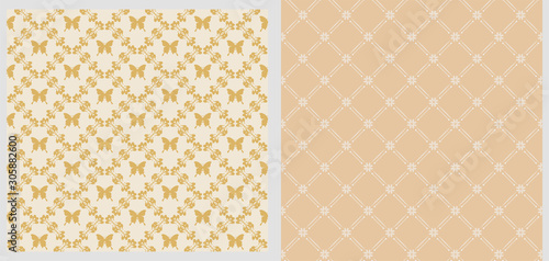 Set of Seamless Patterns, Retro