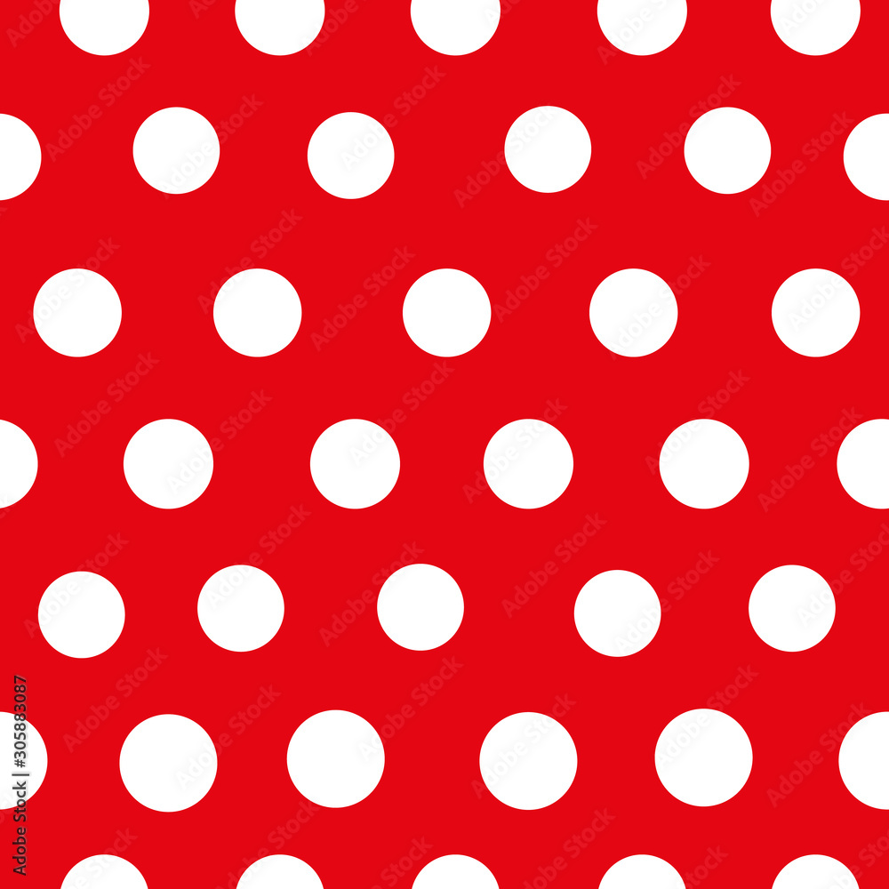 Red and white seamless pattern print background
