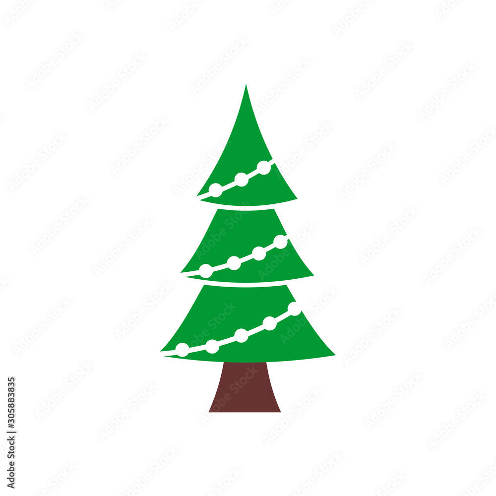 Christmas tree icon vector design symbol Christmas tree icon vector design symbol