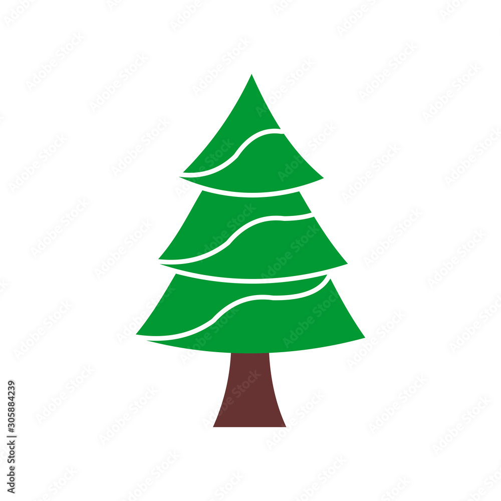 Christmas tree icon vector design symbol Christmas tree icon vector design symbol