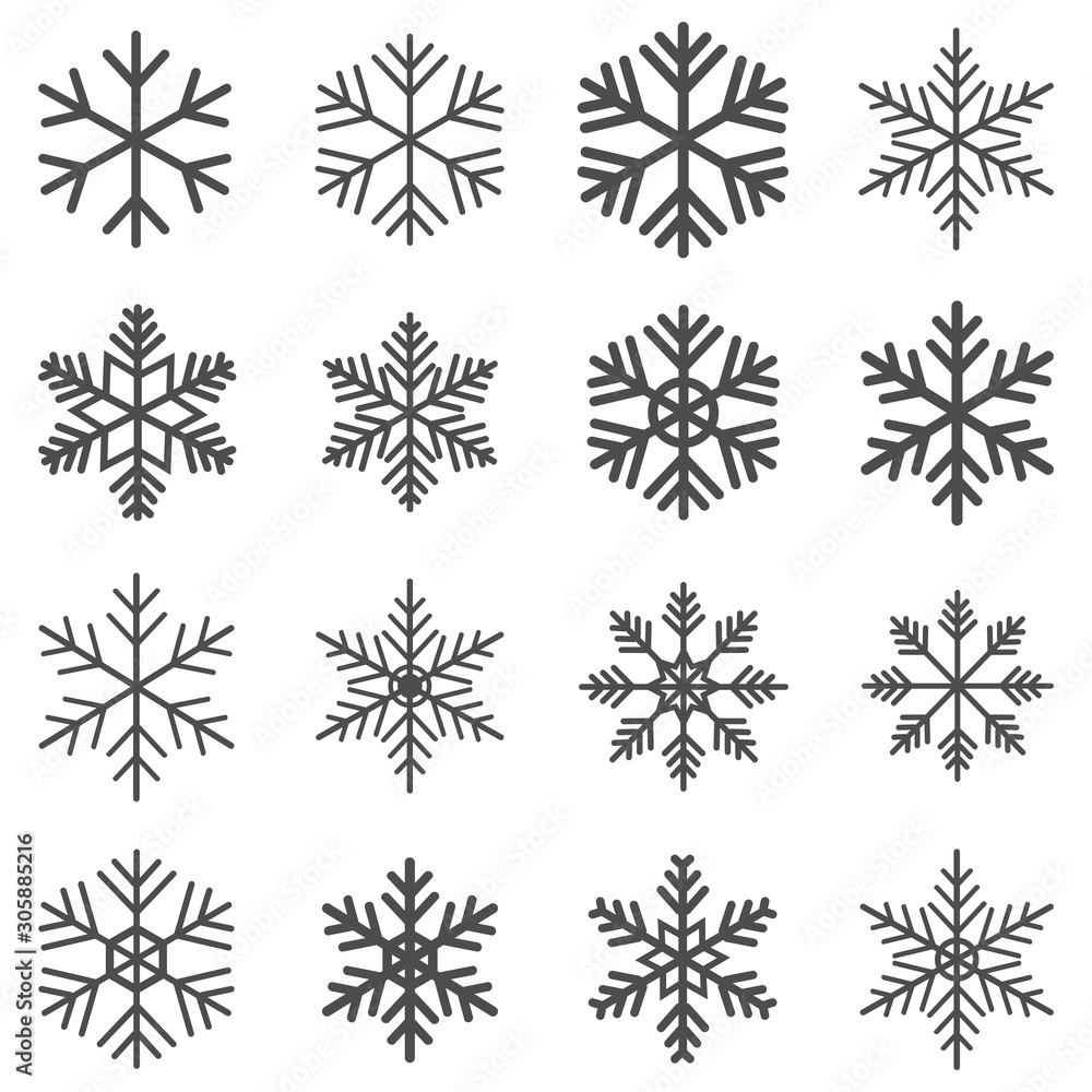 snowflake icon vector design symbol snowflake icon vector design symbol