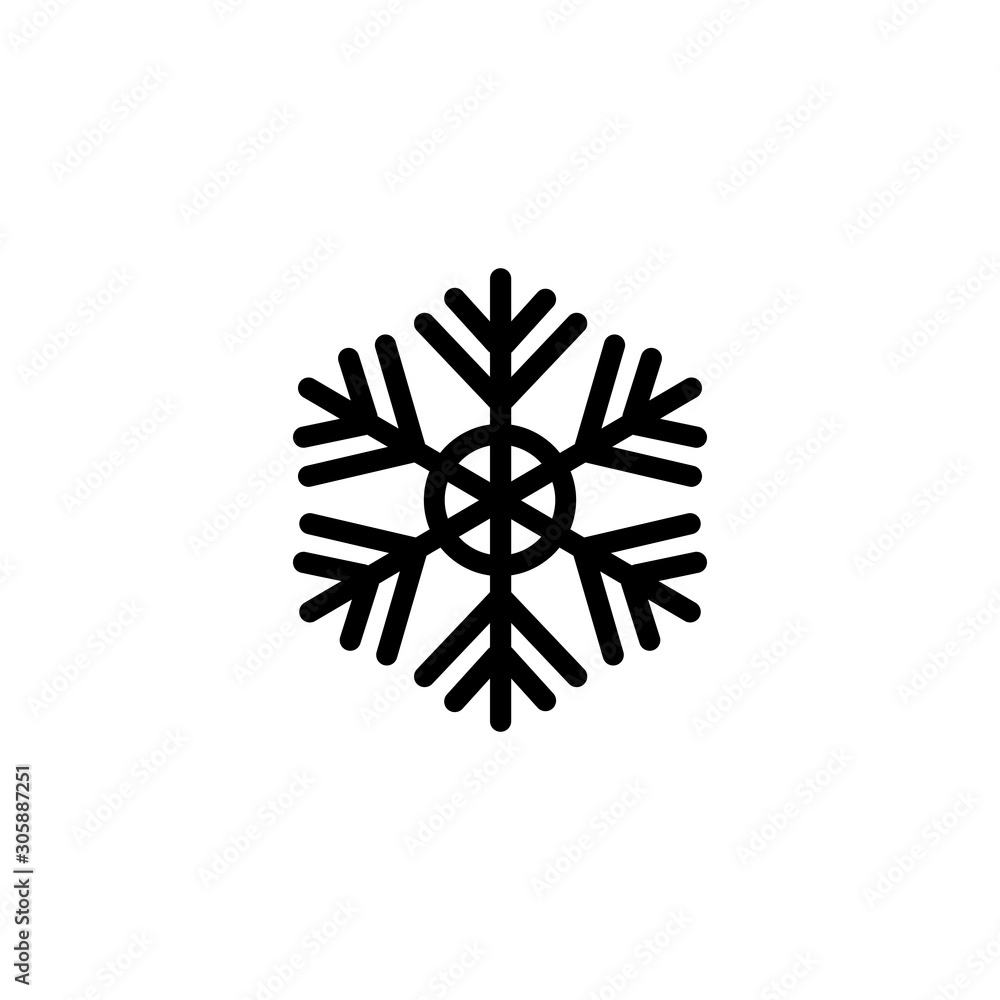 snowflake icon vector design symbol snowflake icon vector design symbol