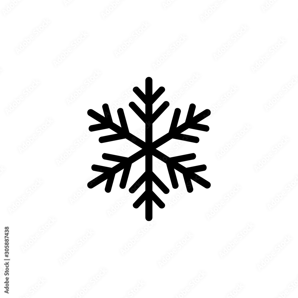 snowflake icon vector design symbol snowflake icon vector design symbol