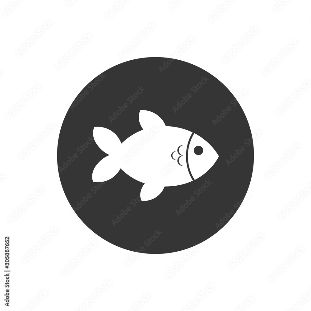 Fish Icon. Sea Food or Farm Element Illustration As A Simple Vector Sign Trendy Symbol for Design, Websites, Presentation or Fish Icon. Sea Food or Farm Element Illustration As A Simple Vector Sign Trendy Symbol for Design, Websites, Presentation or