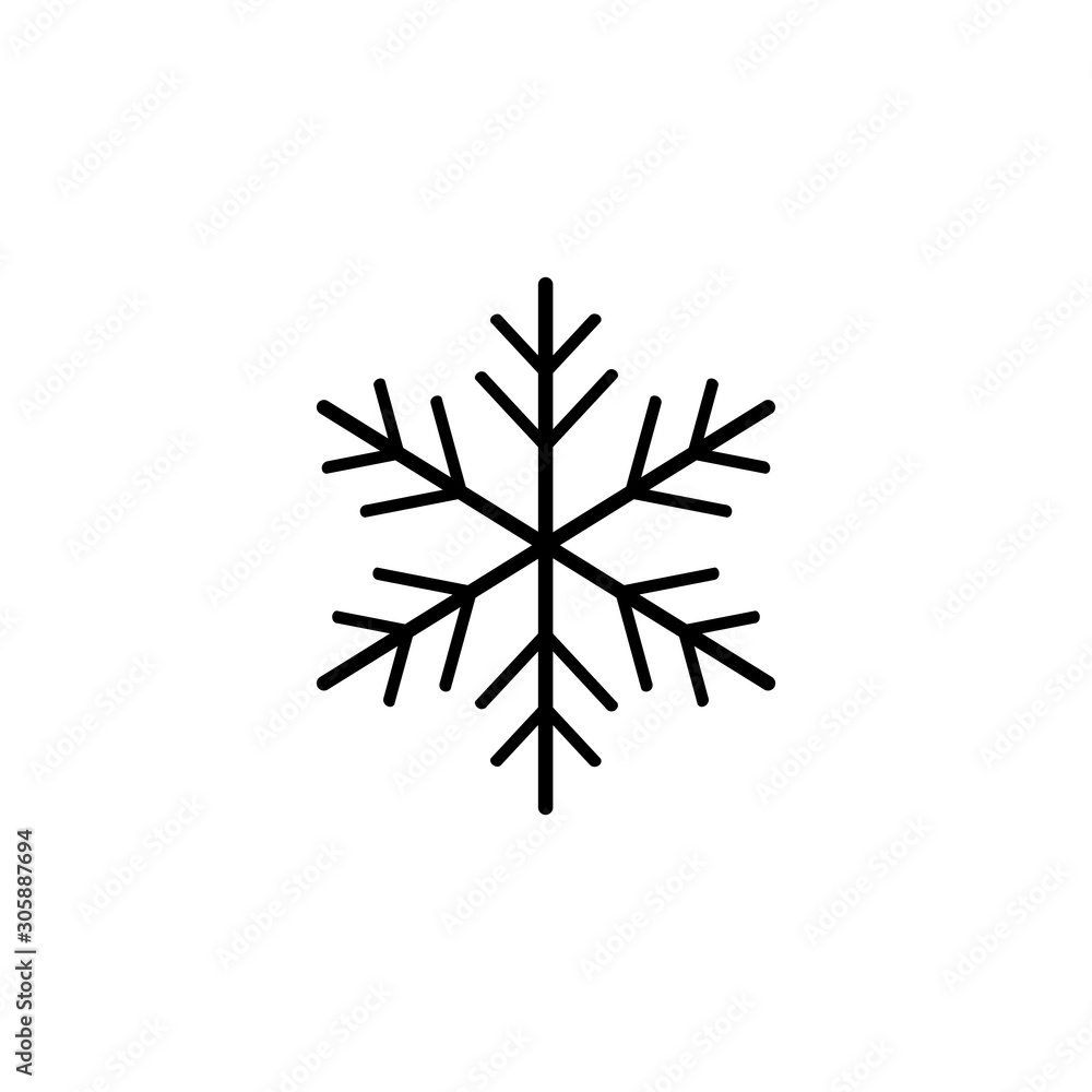 snowflake icon vector design symbol snowflake icon vector design symbol