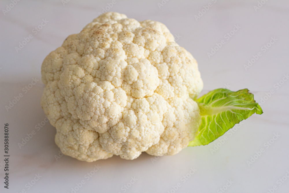 cauliflower on white background cauliflower on white background