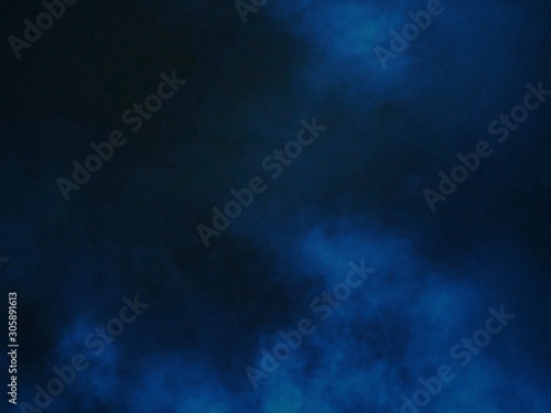 dramatic sky with clouds on blue background