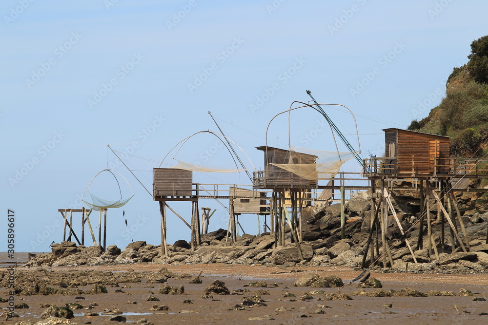 Cabanes de pêcheurs à la Bernerie en retz Cabanes de pêcheurs à la Bernerie en retz