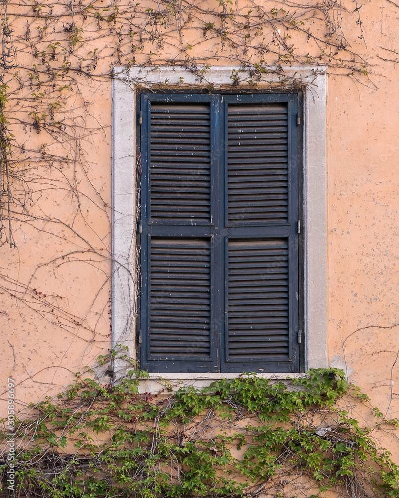 A closed window