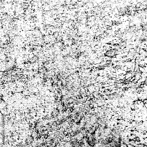 Grunge background black and white. Urban gloomy texture of the walls. Abstract monochrome pattern of dirt. Pattern of dust, chips, cracks