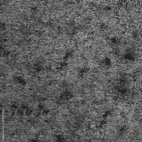 Grunge background black and white. Urban gloomy texture of the walls. Abstract monochrome pattern of dirt. Pattern of dust, chips, cracks