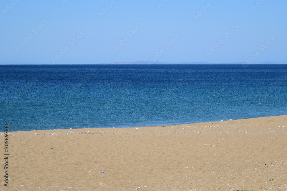 Fototapeta premium Seascape from turkish aegean island Gokceada