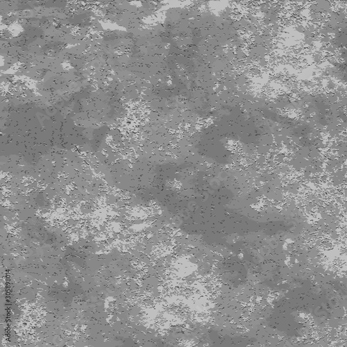 Grunge background black and white. Urban gloomy texture of the walls. Abstract monochrome pattern of dirt. Pattern of dust, chips, cracks