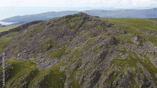 Summit of Cadir Idris, Wales photo