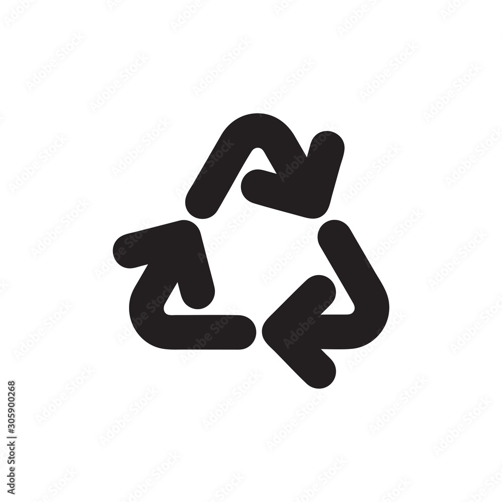 Recycle arrow icon vector isolated on background. Trendy ecology symbol. Pixel perfect. illustration EPS 10. - Vector. Recycle arrow icon vector isolated on background. Trendy ecology symbol. Pixel perfect. illustration EPS 10. - Vector.