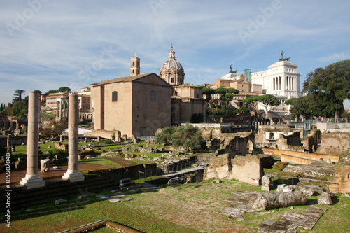 archeological site in rome 