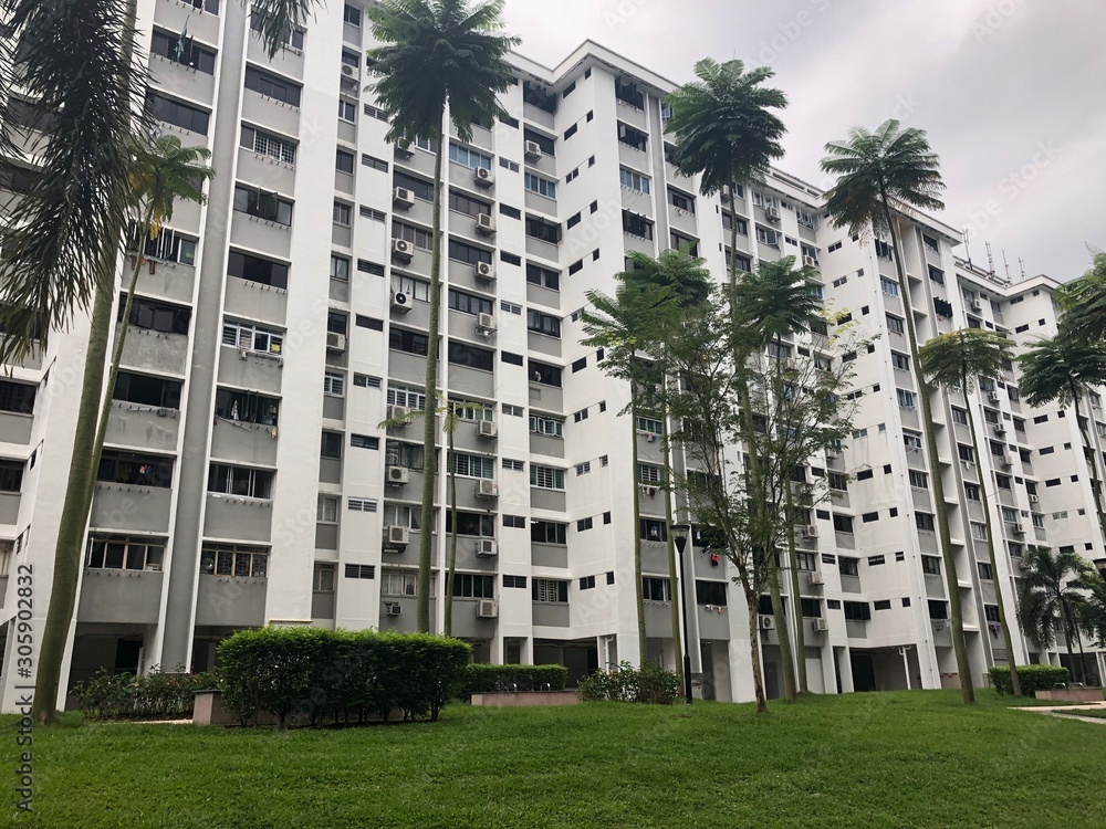 public housing flats in eastern Singapore